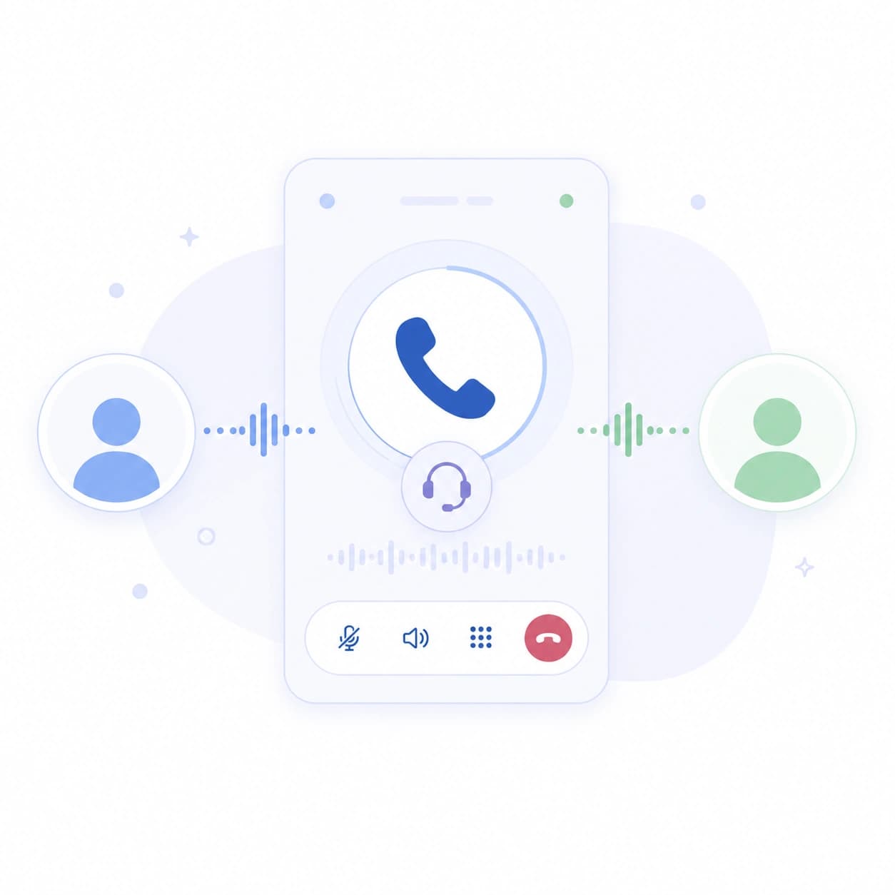 Makèt apèl entèpretasyon nan telefòn