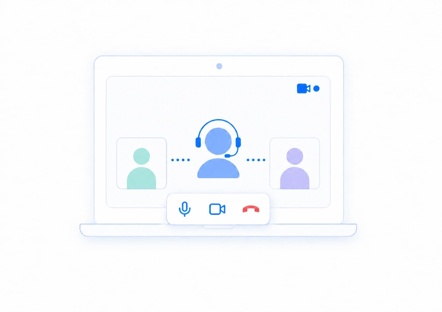 Video remote interpretation mockup